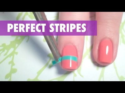 How To: Create Perfect Stripes On Your Nails