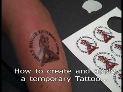 How to create Temporary Tattoo with TheMagicTouch® Tattoo2.1 Transfer Paper