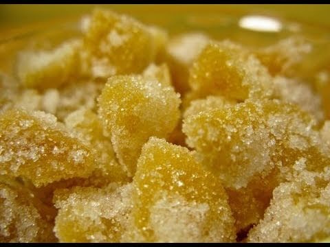 How to Crystalized or Candied Ginger video recipe by Bhavna