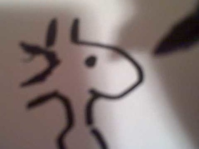 How to draw Woodstock from Peanuts EASY