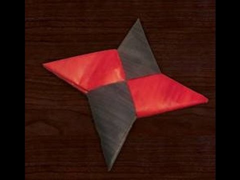 How To Make a Paper Ninja Star Easy-Fast