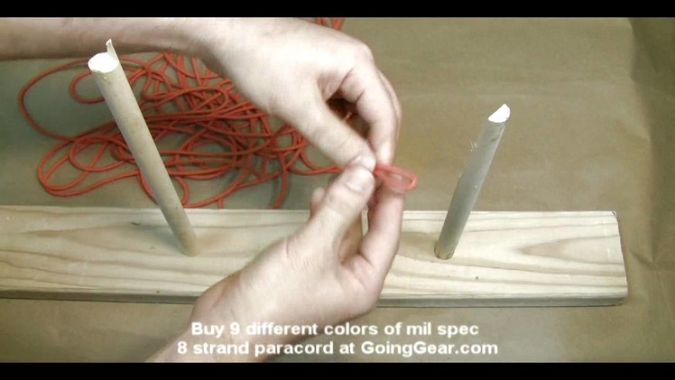 How to make a paracord fast rope