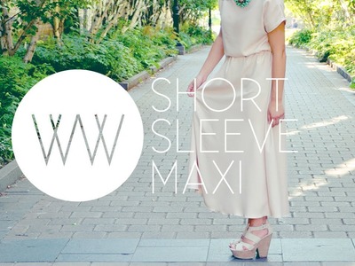 How to Make a Short Sleeve Maxi Dress