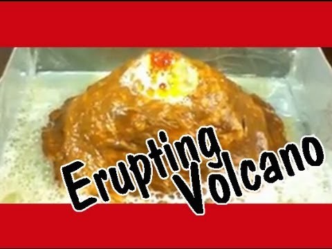 HOW TO MAKE A VOLCANO Easy Kids Science Experiments