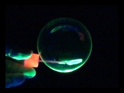 How To Make Colored Glowing Bubbles
