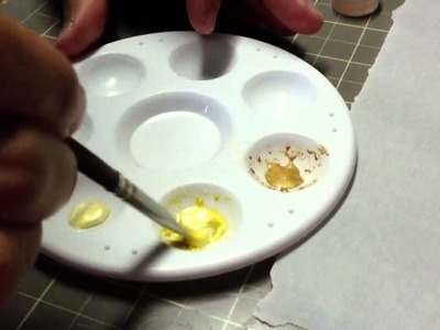 How to make gold paint for sugarcraft painting