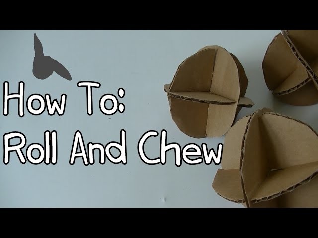 How To Make Homemade Rabbit Toy-The Roll And Chew