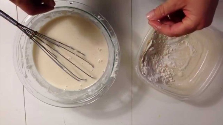 How to make paper mache paste with flour and water