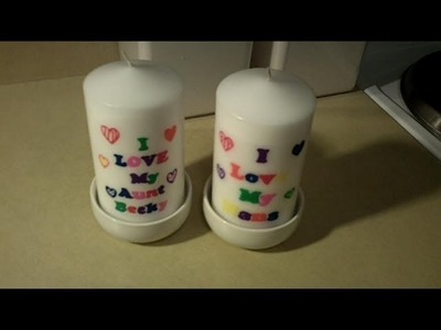 How to Make Personalized Candles