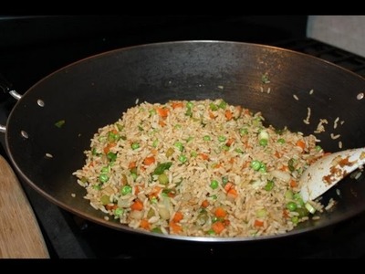 How To Make Vegetable Fried Rice.