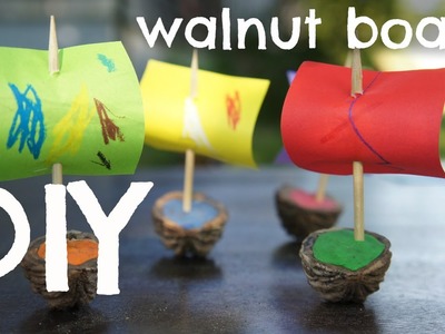 How to Make Walnut Shell Boats