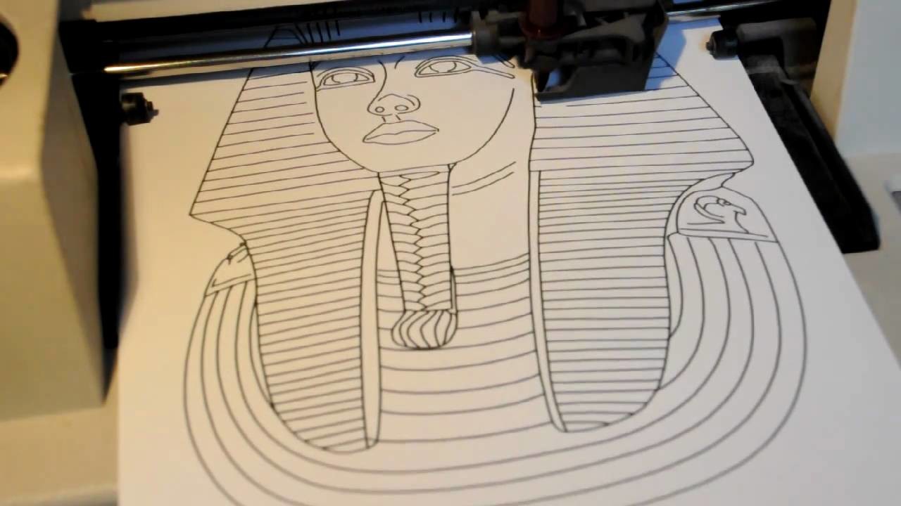 dxy-1150 pen plotter drawing