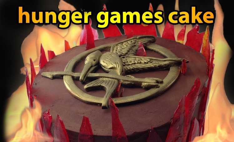 Hunger Games Cake Tutorial Mockingjay Cake HOW TO COOK THAT Ann Reardon