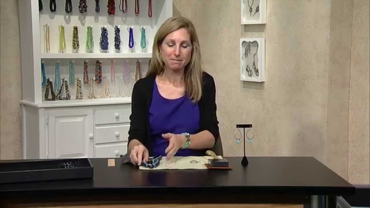 Jewel School: Susan Thomas Makes Tiered Earrings with Turquoise