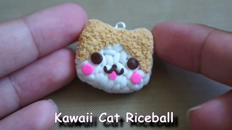 Kawaii Cat Riceball Tutorial [[Polymer Clay]]
