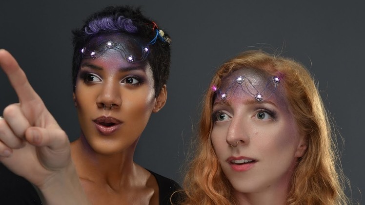 LED Galaxy Makeup - SPACE FACE