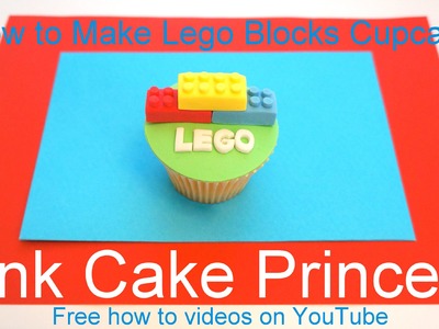 Lego Cupcakes! How to Make a Lego Blocks Cupcake