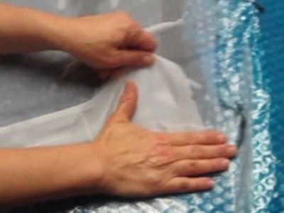 Making Nuno Felt: Peeling the Netting Off Your Design