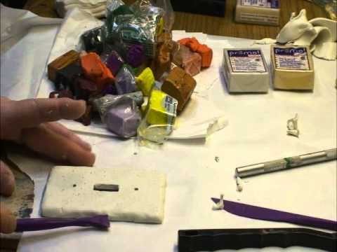 Making Polymer Clay Switchplates, Part 2