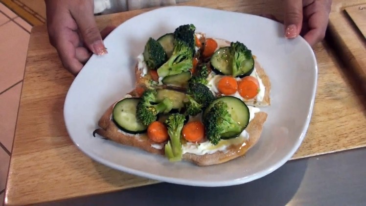 Mariah Milano's Raw Veggie Pizza