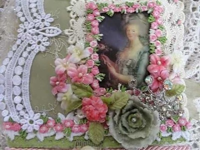 Marie Antoinette Fabric Journal