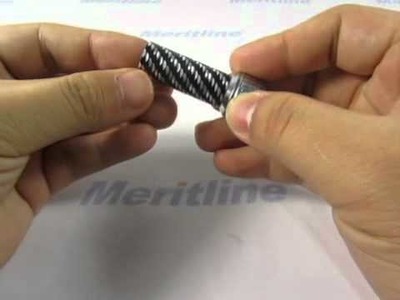 Meritline 7 LED Metal Flashlight Keychain, Random Color  (item#400-767)