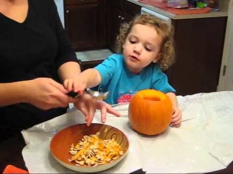 Mickey Mouse Pumpkin Carving (Part 1)