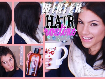 My Winter Hair Styling Routine 2014! Full Tutorial, Products I Use, & Cute Scarf Idea!