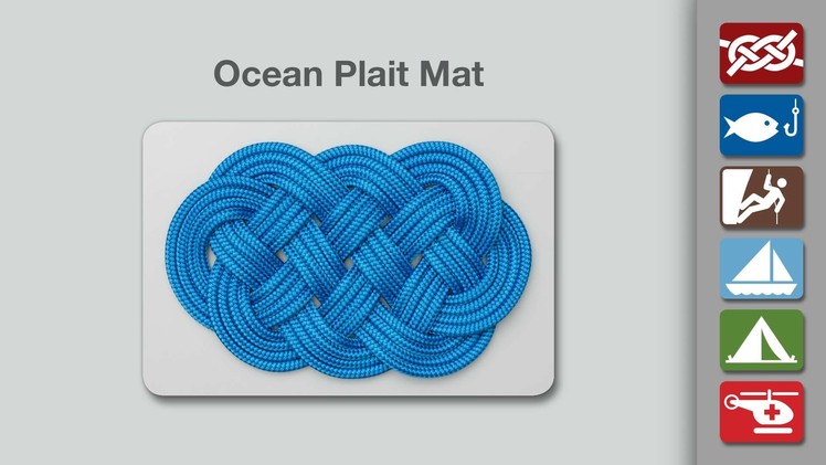 Ocean Plait Mat Knot | How to Tie an Ocean Plait Mat