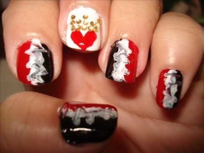 QueenOfHearts - entry to dollface22772's nail art contest