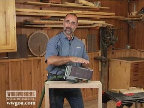 Woodworking Techniques: Power Tools - Belt Sander Tips