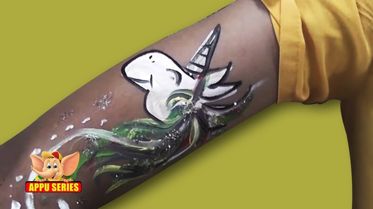 Body Painting - Learn to paint an Unicorn