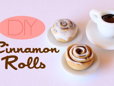 Cinnamon Rolls - Polymer Clay Pastry Tutorial