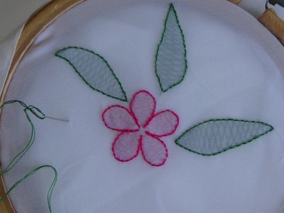 Hand Embroidery: Shadow Work Stitch