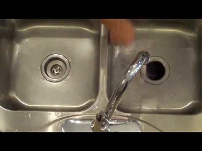How to clean stainless steel sink