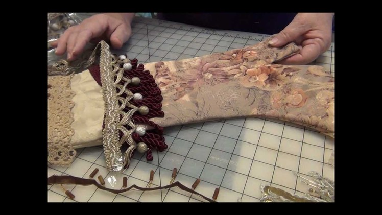HOW TO MAKE A VERY FANCY VICTORIAN CHRISTMAS STOCKING