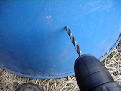 How to make a worm bin. barrel. farm !