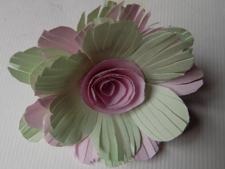 How to make paper flowers at home step by step easy with colour maplitho