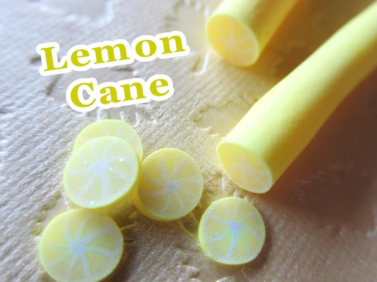 Lemon Cane Tutorial. Polymer Clay