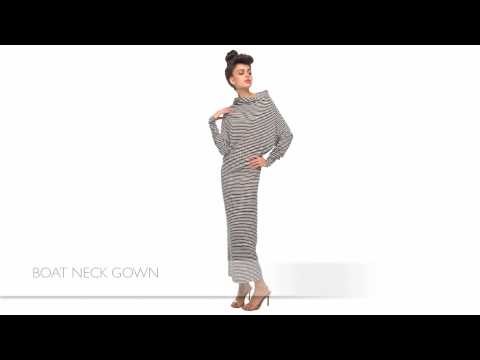 Norma Kamali All in One Gown How to Wear Video