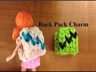 Rainbow Loom Charm Mini Book Bag or Back Pack