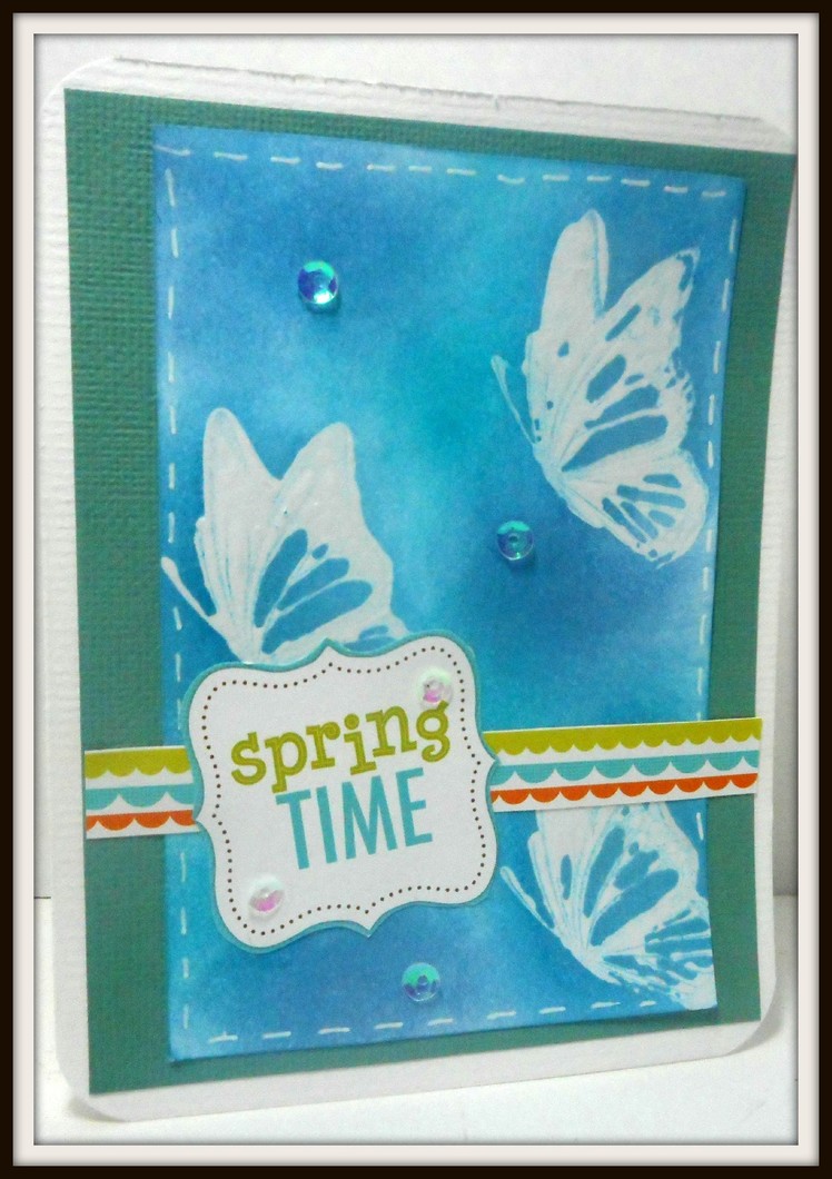 SBC March Card Kit and Matte Medium Tutorial