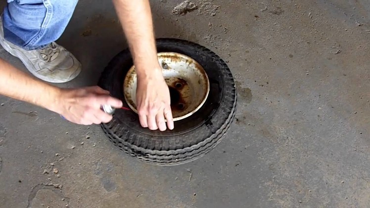 Sealing A Tubless Tire Video