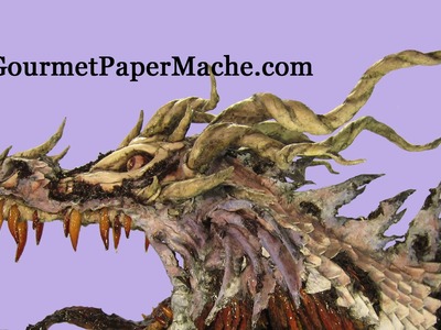 Zombie Paper Mache Dragon