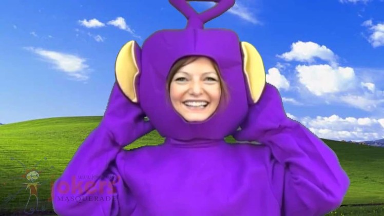 Adult Official Teletubbies Tinky Winky Costume (ref: 61865)