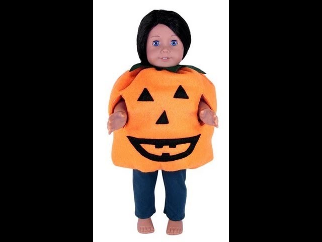 American Girl Doll Clothes Patterns Halloween Pumpkin