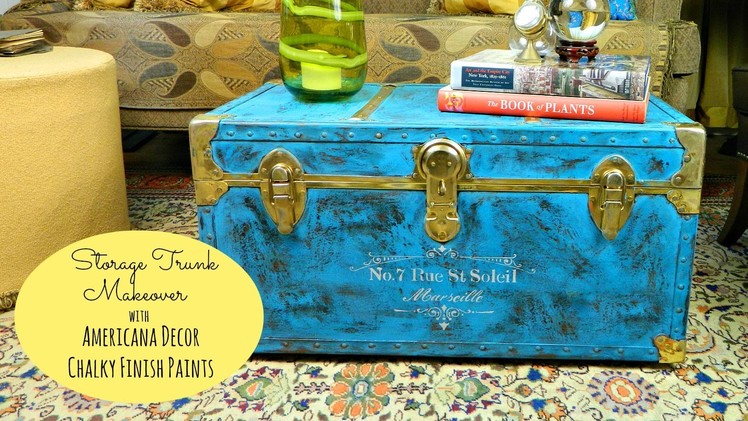 Antique Trunk Makeover by Mark Montano