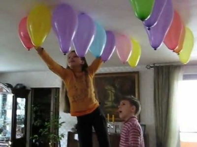 Balloon hanging idea