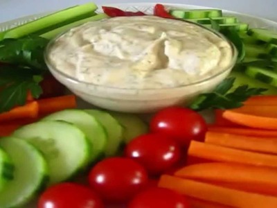 Christmas Day CREAMY VEGETABLE DIP - How to make VEGETABLE DIP Recipe