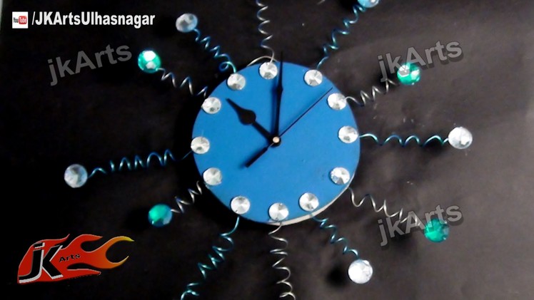 DIY Designer Wall Clock | How to Make | JK Arts  483